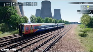 TSW4  Midland Mainline  Leicester to Lincoln  Class 1580 EMT [upl. by Earaj]