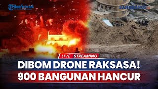 Dronedrone Raksasa Hantam Israel9000 Bangunan dan 7000 Kendaraan Israel Hancur Dibom Hizbullah [upl. by Yatnuhs]