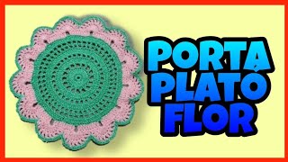 Como hacer PORTA PLATOS 🥣 a CROCHET 🧶 [upl. by Chrotoem]