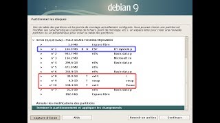 Installation Dualboot WindowsDebian 9 en UEFI  AideMémoire [upl. by Dunning609]