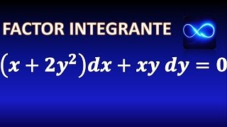 46 Factor de integración para Ecuaciones Diferenciales funcion de xEjercicio resuelto [upl. by Burtie]