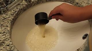 How To UnclogClean Your Bathroom Sink Drain or Any Drain QUICK AND EASY Baking Soda and Vinegar [upl. by Schnell]