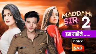 Madam Sir Season 2 New Promo  A new actor is going to enter in Madam Sir Season 2  Sony Sab [upl. by Garik18]