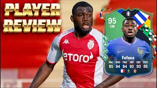 ¡EL VIEIRA GRATUITO REVIEW YOUSSOUF FOFANA 95 EVO EURO GLORY EAFC 24 [upl. by Eugnimod]