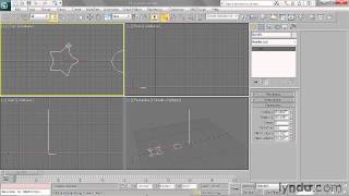 3ds Max Essential Training 03 Converting a shape to an editable spline [upl. by Aiht]