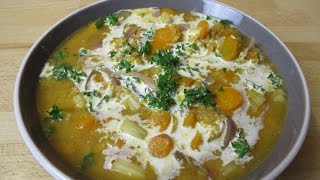 Recette du MINESTRONE ITALIEN  Minestrone végétarien [upl. by Staford219]