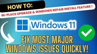 Windows 11 InPlace Upgrade amp Repair Install Feature [upl. by Cahra616]