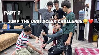 ibi sheikh  JUMPING THE OBSTACLES😂 PART 2  CHALLENGE  VLOG [upl. by Aifoz]