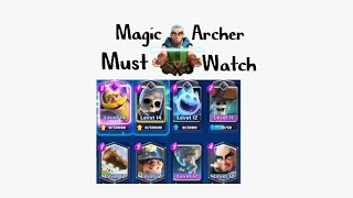 Minerwall breakermagic Archer deck clashroyale [upl. by Wilton]