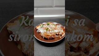 Kaneloni sa šunkom i sirom 🍝🧀 bitesbyw [upl. by Engelhart]