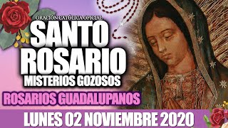 SANTO ROSARIO de Hoy LUNES 02 de Noviembre de 2020 MISTERIOS GOZOSOSROSARIOS GUADALUPANOS [upl. by Anelleh]