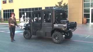 UVC Kawasaki MULE PROFXT Complete Cab with heater intro [upl. by Alrrats]