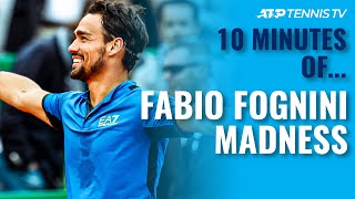 10 Minutes of Fabio Fognini MADNESS [upl. by Oitaroh804]