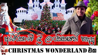 අමෙරිකාවේ ශ්‍රී ලාංකිකයන් හදපු Christmas Wonderland එක  Travel With Chathura [upl. by Kleon]