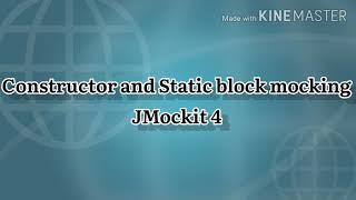 Constructor and static block JMockit [upl. by Eilyah471]