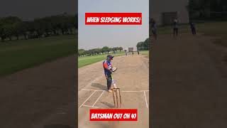 When Sledging works cricket cricketshorts shorts shortvideo batting indian gopro ipl sg [upl. by Cohe]