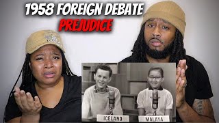 🇹🇭🇲🇾🇵🇭🇮🇸🇹🇷🇬🇷 1958 Students Prejudice Debate Thailand Malaya Philippines Iceland Turkey Greece [upl. by Aerdnwahs]