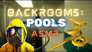 Backrooms ASMR Pool exploration [upl. by Herr]