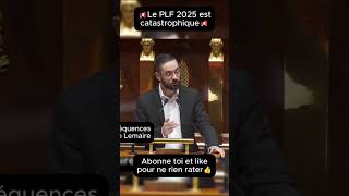 Plf 2025 terrible pourtoi audition politique pt lfi shortfrance michelbarnier [upl. by Ydoow544]