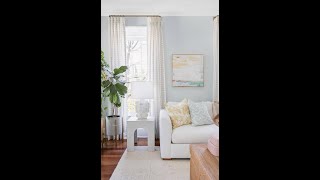 A Coastal Chic Living Room in Charleston by Megan Molten [upl. by O'Shee923]