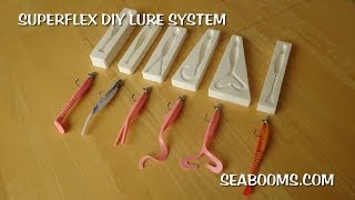 Superflex DIY fishing lure making system step by step instructions [upl. by Saideman]