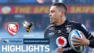 Gloucester v Wasps  HIGHLIGHTS  Explosive Secondhalf in Huge Win  Gallagher Premiership 202122 [upl. by Tessy]