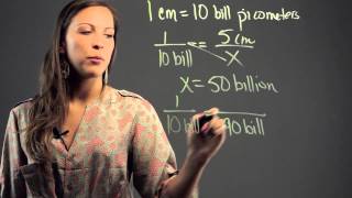 How to Convert Length From Centimeters to Picometers  Math Education [upl. by Etnoved]