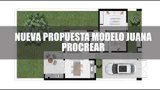 VIVIENDA PROCREAR 🧱🏠quotNueva propuesta de MODELO JUANAquot👌👷‍♀️ [upl. by Jezabella]