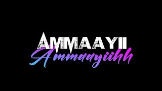 Ammayi Ammaayi Song black screen lyrics Animal movie songstetuswhatsapp statusediting [upl. by Tsuda]