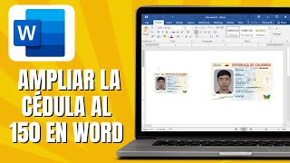 Cómo AMPLIAR La Cédula Al 150 En WORD [upl. by Close173]