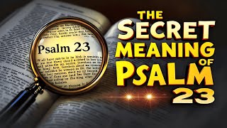 The Secret Meaning of Psalm 23  Hidden Insights into the Lords Shepherd Psalm [upl. by Nicoline828]