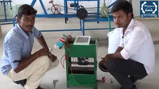 Solar Powered Air Cooler  Mechanical Project [upl. by Nitsir]