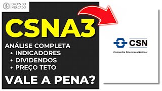 CSN  CSNA3  VALE A PENA ANÁLISE COMPLETA CLARA E OBJETIVA DA AÇÃO [upl. by Trisa912]