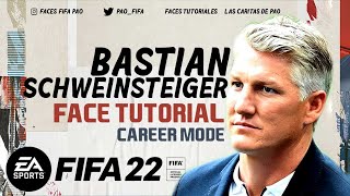 Bastian Schweinsteiger FACE FIFA 22  TUTORIAL  CAREER MODE  MANAGER [upl. by Kayla]