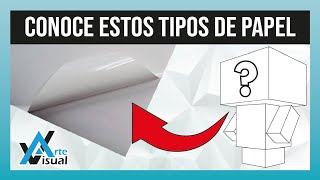 PRINCIPALES TIPOS DE PAPEL PARA IMPRIMIR 🖨 Cubeecraft [upl. by Akemyt290]