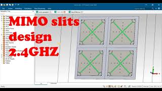 Differentially Fed DualPolarized Antenna Array for 5G6G mmWave in cst [upl. by Atterol333]