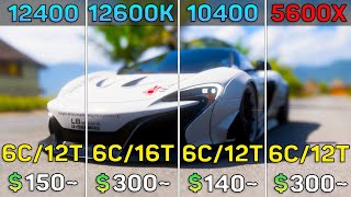 i5 12400f vs 12600k vs 10400f vs 5600x  8 Games Test [upl. by Greeley257]