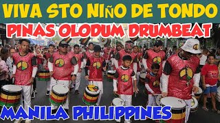 VIVA STO NIÑO DE TONDO 2020  PINAS OLODUM DRUMBEAT  LAKBAYAW  MANILA PHILIPPINES [upl. by Inafit]