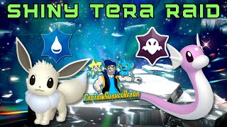 Live Hosting Shiny Eevee and Dratini tera raid shorts shinypokemon [upl. by Yrred936]