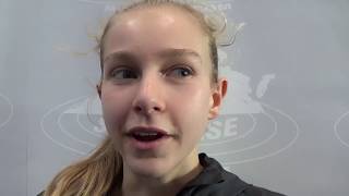 Katelyn Tuohy After Setting 5K National Record At VA Showcase [upl. by Meredeth]