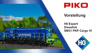 PIKO V127 H0 Expert Diesellok SM31 PKP Cargo VI 52300 [upl. by Charlean]