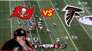 PATS FAN IN NYC REACTS TO Tampa Bay Buccaneers vs Atlanta Falcons Game Highlights  NFL 2024 Week 5 [upl. by Rednasxela]