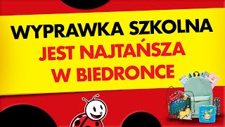 Najtańsza wyprawka szkolna jest w Biedronce 🎒✂️🖍️ [upl. by Blus]