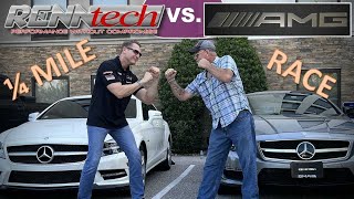 Renntech vs AMG 14 Mile DRAG RACE Tuned CLS 550 vs CLS 63 AMG Bradenton Speedway Raceway [upl. by Chan]