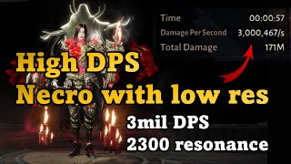 Necromancer primary attack build for Raids vanguard amp dungeons  Diablo Immortal [upl. by Aimet]