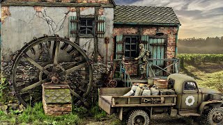 The Biggest Diorama Ive Ever Built Watermill in 135 Scale [upl. by Orsini455]