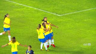 Seleção Brasileira Feminina confira os gols de Brasil 8x0 Equador na Copa América [upl. by Rases358]