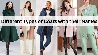 Different Types of Coats with their Names for girls womanWinter jackets with their Names for girls [upl. by Ahselrac]