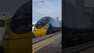 Class 390 blasts through Penrith britishtrains train class390 avantiwestcoast lakedistrict [upl. by Ahsai]