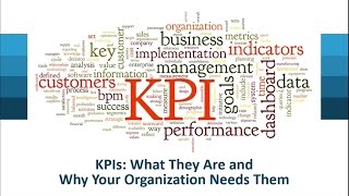 KPIs What They Are and Why Your Organization Needs Them [upl. by Ilka681]